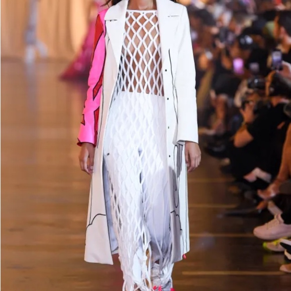 Off-white Virgil able net dress